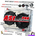 Radiator 4rowラジエーターシュラウドファンリレーフィット1955-1960シボレーシボレーコルベットC1 350 V8 4Row Radiator ...