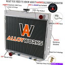 Radiator 1967-1970の4列アルミニウムラジエーターフォードマスタング/ファルコンフェアレーン500 1963-1969 4 Row Aluminum Radiator For 1967-1970 Ford Mustang/Falcon Fairlane 500 1963-1969(2)