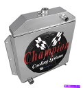 Radiator 2列のパフォーマンスラジエーター、16インチファン、シュラウド-1949-1953フォードカーフォードV8 Eng 2 Row Perf Ch...