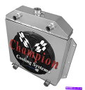 Radiator 49-53フォードカー3列コアアライアントラジエーターフラットヘッド構成w/ 16