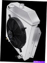 Radiator 2 row原子チャンピオンラジエーター、16インチファン、1949年から1953年のフォードカーシボレーエング 2 Row Atom Cham...