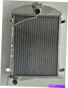 Radiator 1930年の2列アルミニウムラジエーター1931年フォードモデルAキャップなしのマニュアルMT 2 Row Aluminum Radiator For 1930 1931 Ford Model A Manual MT Without Cap