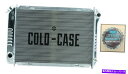Radiator 87-93フォードマスタングフォックスボディコールドケースアルミニウム性能ラジエーターマニュアルトランス 87-93 Ford Mustang...