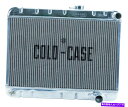 Radiator ラジエーターパフォーマンスアルミニウム磨きダウンフロー2列ポンティアックGTOトライパワー Radiator Performance Aluminum Polished Downflow 2 Row Pontiac GTO Tri-Power Each