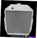 Radiator チャンピオン4列アルミニウムラジエーター1942-1952フォードトラックピックアップF1 F2シボレーエンジン CHAMPION 4 ROW ALUMINUM RADIATOR 1942-1952 FORD TRUCK PICKUP F1 F2 CHEVY ENGINE(2)