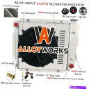 Radiator 4 row alu radiator+シュラウドファンフィット1987-2006 05ジープラングラーTJ YJシェビーv8 4 Row Alu Radiator+Shroud Fan fit 1987-2006 05 Jeep Wrangler TJ YJ Chevy V8(2)
