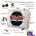 Radiator 4列のラジエーター+シュラウドファンフィット1973-1978ドッジチャージャーコロネットモーパル7.2L 440 V8 4 Row Radi...