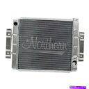 Radiator ノーザン205151シボレーGMユニバーサルアルミニウムクロスフローラジエーターW/トランスクーラー Northern 205151 Chevy GM Universal Aluminum Crossflow Radiator w/ Trans Cooler