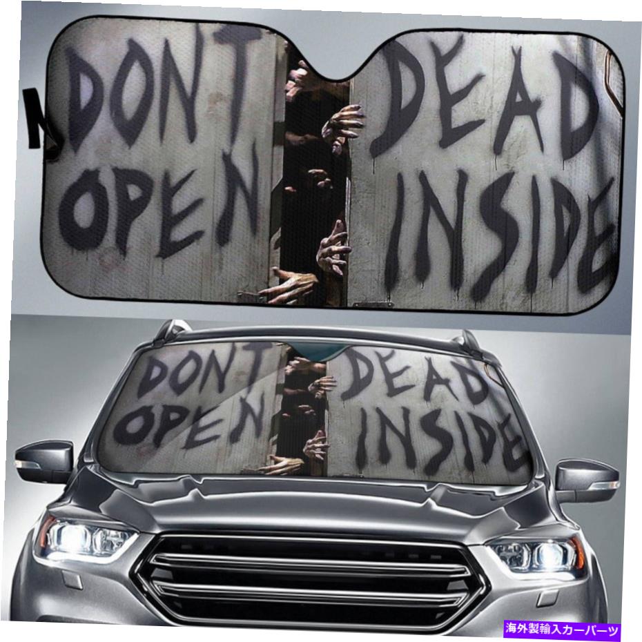 楽天Us Custom Parts Shop USDMサンシェード ウォーキングデッド映画ゾンビは車の中で死んでいない日陰 The Walking Dead Movies Zombie Dont Open Dead Inside Car Sun Shade