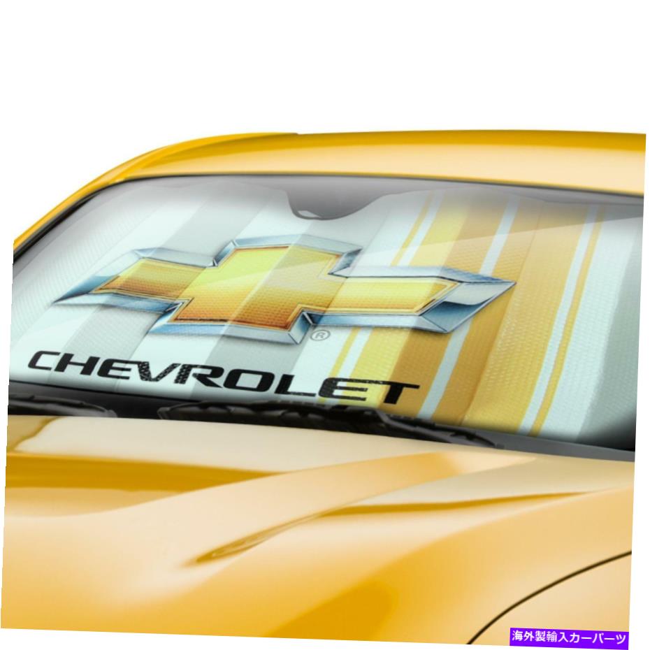 サンシェード Plasticolor F43EC0-シボレーレーシングロゴバブルアコーディオンサンシェード Plasticolor F43EC0 - Chevy Racing Logo Bubble Accordion Sun Shade
