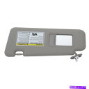 サンシェード 灰色の左ドライバーグレーサンバイザー08-13ハイランダーW/ライト74320-48500-B0 Gray Left Driver Gray Sun Visor For 08-13 Highlander W/ Light 74320-48500-B0