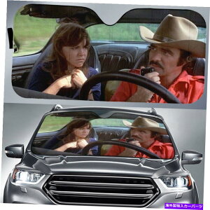 サンシェード スモーキーとバンディット1977年の映画バンディットとキャリードライビングカーカーサンシェード Smokey and the Bandit 1977 Movies Bandit And Carrie On Driving Car Car Sun Shade