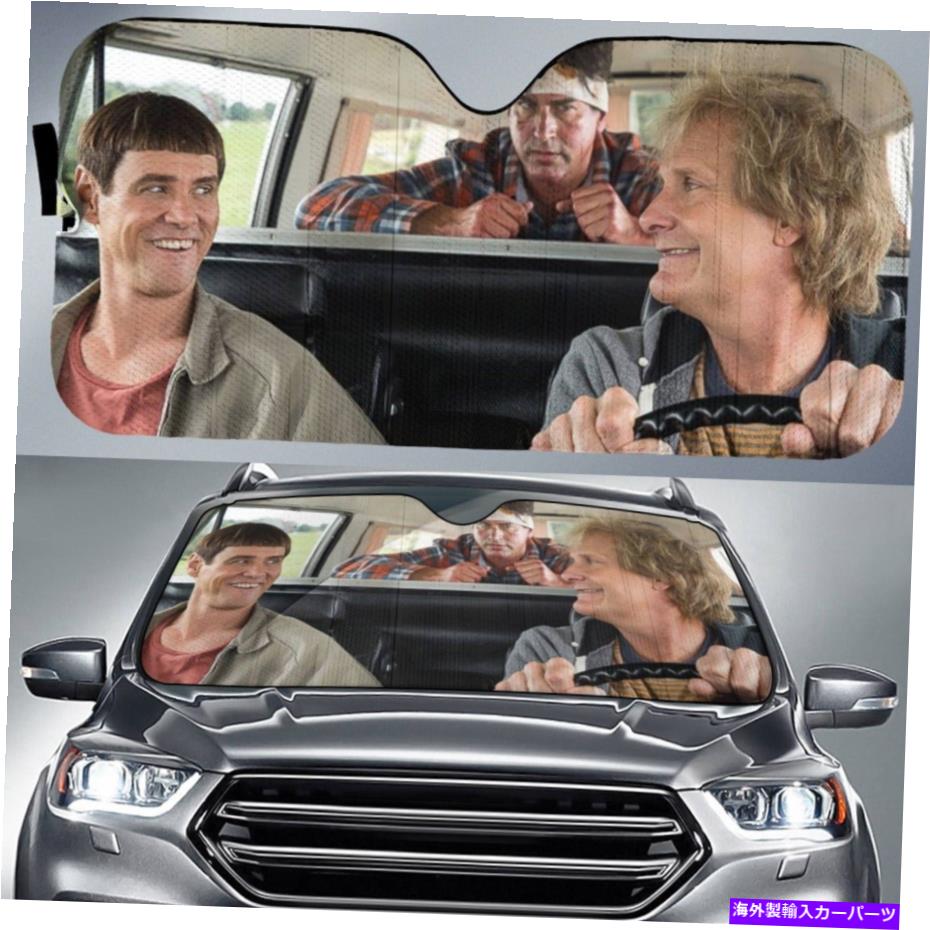 楽天Us Custom Parts Shop USDMサンシェード 映画への愚かなダンバーキャリーカーサンシェード Dumb And Dumber To Movies Carrey Car Sun Shade