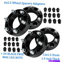 4x 1.5'' Hubcentric Wheel Spacers Adapters 6x5.5 For Toyota Tundra Lexus GX460カテゴリスペーサー状態海外直輸入品 新品メーカー車種発送詳細 送料無料 （※北海道、沖縄、離島は省く）商品詳細輸入商品の為、英語表記となります。Condition: NewBrand: UnbrandedManufacturer Warranty: 6 MonthsManufacturer Part Number: 6x5.5-1.5&quot;-106mm-12x1.5Vehicle Bolt Pattern: 6x5.5 inch or 6x139.7 mmWheel Bolt Pattern: 6x5.5 inch or 6x139.7 mmThread Size: 12mm x 1.5 or 12x1.5 or M12x1.5Color: BlackHubcentric: YesMaterial: High Quality t6 6061 Billet AluminumType: Wheel SpacerThickness: 1.5 inch / 38.1mmCenter Bore: 106mm or 3.4inchLug Patterns: 6 LugsStud Grade: 10.9UPC: Does not apply《ご注文前にご確認ください》■海外輸入品の為、NC・NRでお願い致します。■取り付け説明書は基本的に付属しておりません。お取付に関しましては専門の業者様とご相談お願いいたします。■通常2〜4週間でのお届けを予定をしておりますが、天候、通関、国際事情により輸送便の遅延が発生する可能性や、仕入・輸送費高騰や通関診査追加等による価格のご相談の可能性もございますことご了承いただいております。■海外メーカーの注文状況次第では在庫切れの場合もございます。その場合は弊社都合にてキャンセルとなります。■配送遅延、商品違い等によってお客様に追加料金が発生した場合や取付け時に必要な加工費や追加部品等の、商品代金以外の弊社へのご請求には一切応じかねます。■弊社は海外パーツの輸入販売業のため、製品のお取り付けや加工についてのサポートは行っておりません。専門店様と解決をお願いしております。■大型商品に関しましては、配送会社の規定により個人宅への配送が困難な場合がございます。その場合は、会社や倉庫、最寄りの営業所での受け取りをお願いする場合がございます。■輸入消費税が追加課税される場合もございます。その場合はお客様側で輸入業者へ輸入消費税のお支払いのご負担をお願いする場合がございます。■商品説明文中に英語にて”保証”関する記載があっても適応はされませんのでご了承ください。■海外倉庫から到着した製品を、再度国内で検品を行い、日本郵便または佐川急便にて発送となります。■初期不良の場合は商品到着後7日以内にご連絡下さいませ。■輸入商品のためイメージ違いやご注文間違い当のお客様都合ご返品はお断りをさせていただいておりますが、弊社条件を満たしている場合はご購入金額の30％の手数料を頂いた場合に限りご返品をお受けできる場合もございます。(ご注文と同時に商品のお取り寄せが開始するため)（30％の内訳は、海外返送費用・関税・消費全負担分となります）■USパーツの輸入代行も行っておりますので、ショップに掲載されていない商品でもお探しする事が可能です。お気軽にお問い合わせ下さいませ。[輸入お取り寄せ品においてのご返品制度・保証制度等、弊社販売条件ページに詳細の記載がございますのでご覧くださいませ]&nbsp;