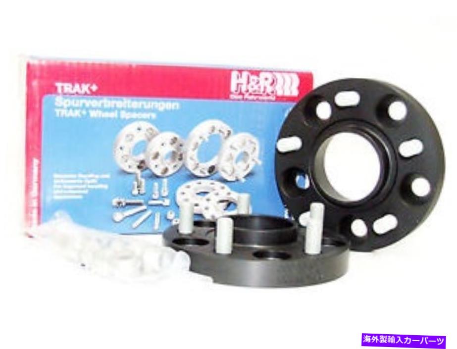 スペーサー 4PCS 6x139.7mm H&R 25mm DRM Bolt-On Wheel Spacers for Land Rover (5x108/63.6/14x1.5/Black)