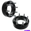 ڡ 2˥ۥ륹ڡץ8x6.5?8x180֥åС8饰եåȥܥ졼GMC (2) Wheel Spacers Adapters 8x6.5 to 8x180 BLACK Conversion 8 Lug Fits Chevy GMC