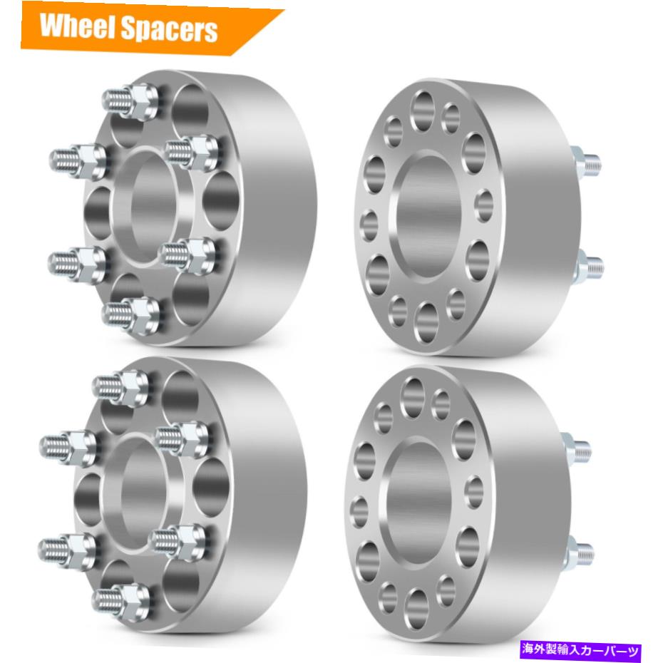 ڡ 4 PCS 2 '6x4.5 12x1.25 Studsۥ륹ڡѤΥեƥѥեXterra 4 pcs 2' 6x4.5 12x1.25 Studs Wheel Spacers For Nissan Frontier Pathfinder Xterra