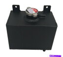 coolant tank ユニバーサルパフォーマンス高品質のアルミニウムクーラントオーバーフロータンクとキャップブラック Universal Performan...