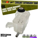 coolant tank フォードセーブルトーラスマーキュリーセーブル96-05 603-201用のクーラント拡張タンクw/キャップ Coolant Expansion Tank w/ Cap for Ford Sable Taurus Mercury Sable 96-05 603-201