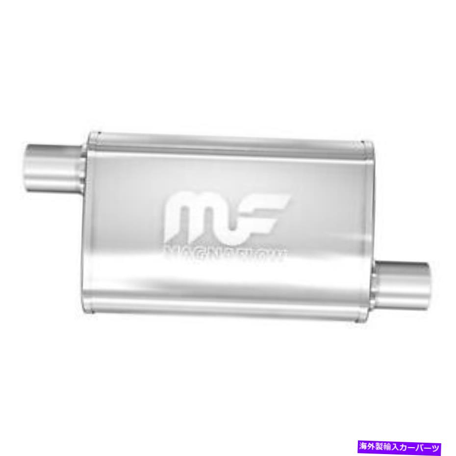 マフラー ステンレス鋼の楕円形のbi方向グレー排気マフラー Stainless Steel Oval BI Direction Gray E..