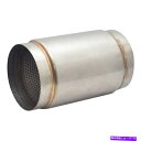 マフラー 排気マフラーレースステンレススチールラウンドグレーエキゾーストマフラー5 "センターID、5" Exhaust Muffler Race Stainless Steel Round Gray Exhaust Muffler 5" Center ID, 5"