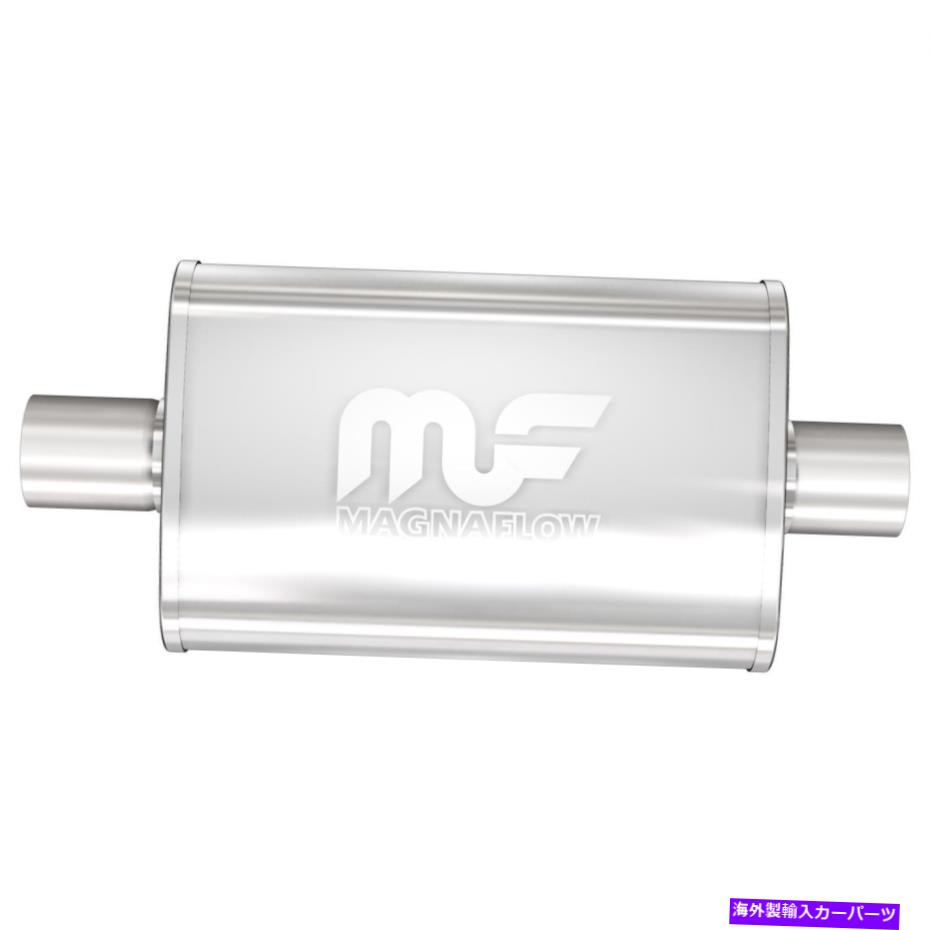 マフラー Magnaflow 11114 3.5x7インチ楕円形センター/センターステンレスマフラー MagnaFlow 11114 3...