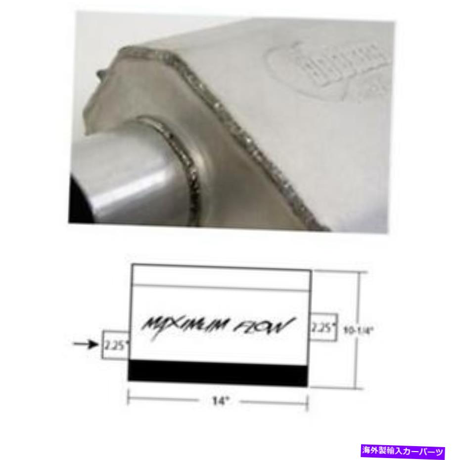 マフラー フッカーエキゾーストマフラー21601HKR; Hooker Exhaust Muffler 21601HKR;