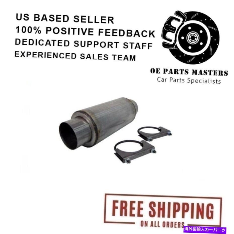 マフラー MBRP Resonator 4 "インレット /アウトレット12"ボディ18 "R2009全体的に長持ちするコア MBRP..