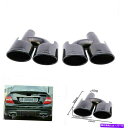 マフラー C63排気マフラーエンドヒントC250 C300メルセデスベンツW204 W211 Cクラス用AMG C63 Exhaust Muffler End Tips AMG For C250 C300 Mercedes Benz W204 W211 C-Class