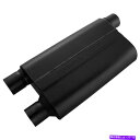 マフラー Flowmaster 842583 Crossflow 80 Firebird/Camaro/200 V6/V8用のチャンバー付きマフラー Flowm...