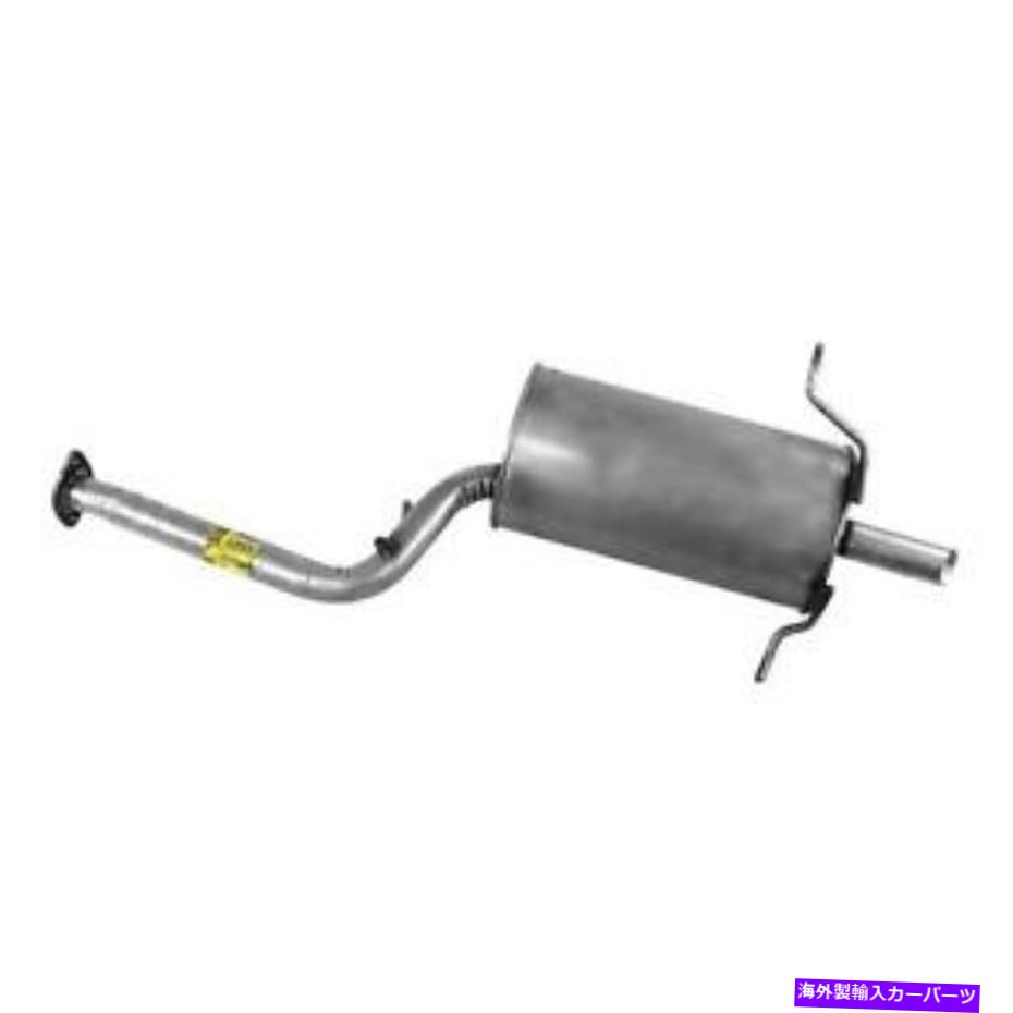 マフラー 静かなフローステンレス鋼の楕円形アルミ酸エキゾーストマフラーAN AN FITS 2005 SAAB 9-2 Quiet Flow Stainless Steel Oval Aluminized Exhaust Muffler An Fits 2005 Saab 9-2