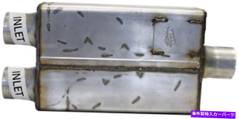 マフラー Spintech Muffler 3000スポーツマンシリーズ3.0 "デュアルイン / 3.0"シングルアウト SPINTEC..