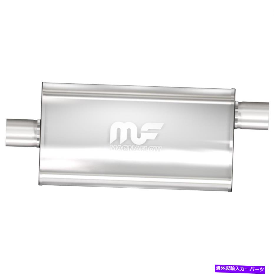 マフラー Magnaflow 12586 5x11インチ楕円形のセンター/オフセットステンレスマフラー MagnaFlow 12586..