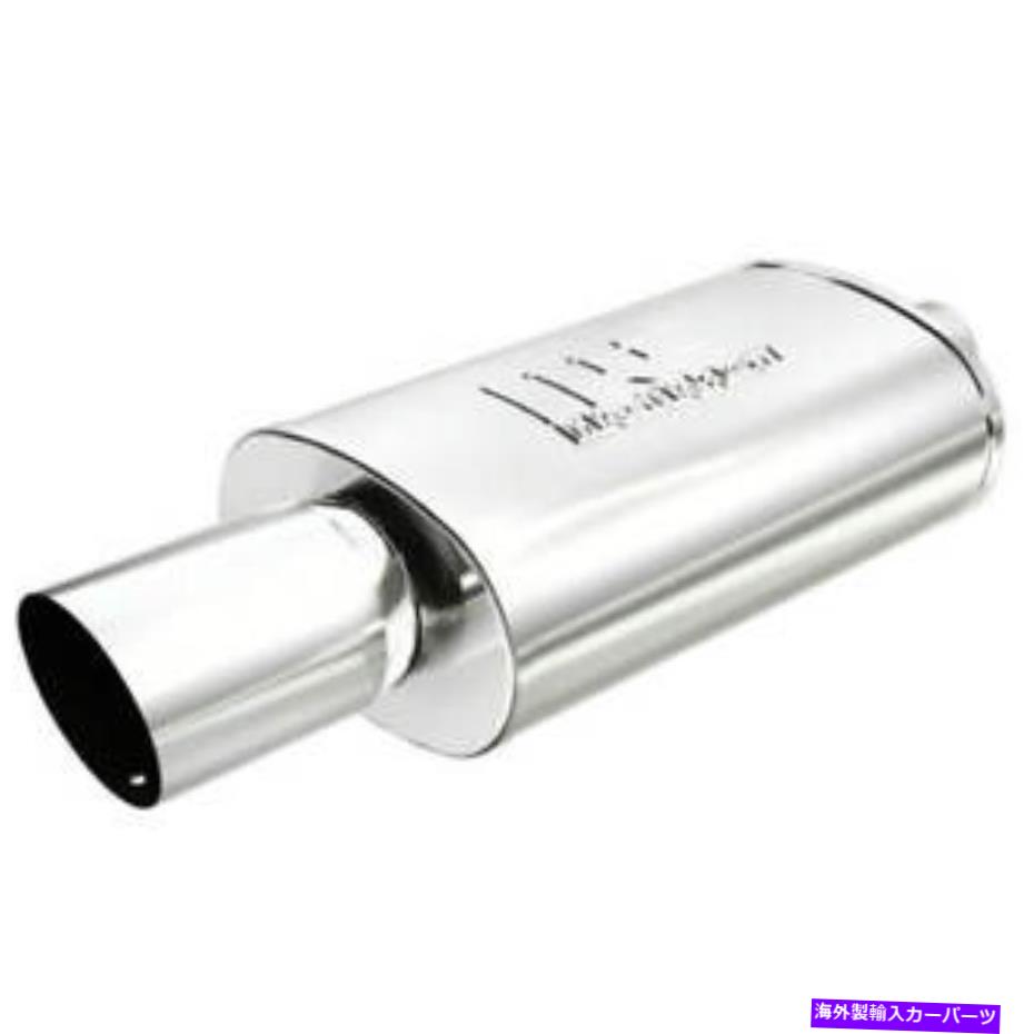 マフラー Magnaflow 14827-パフォーマンスミラー仕上げステンレススチールストリートシリーズマフル Ma..