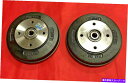 Brake Drum 2つのブレーキドラムリアベック/Arlney 083-2949 Fits 01-02 Kia Rioが付いたセット Set of 2 Brake Drum Rear Beck/Arlney 083-2949 fits 01-02 Kia Rio with Bearings