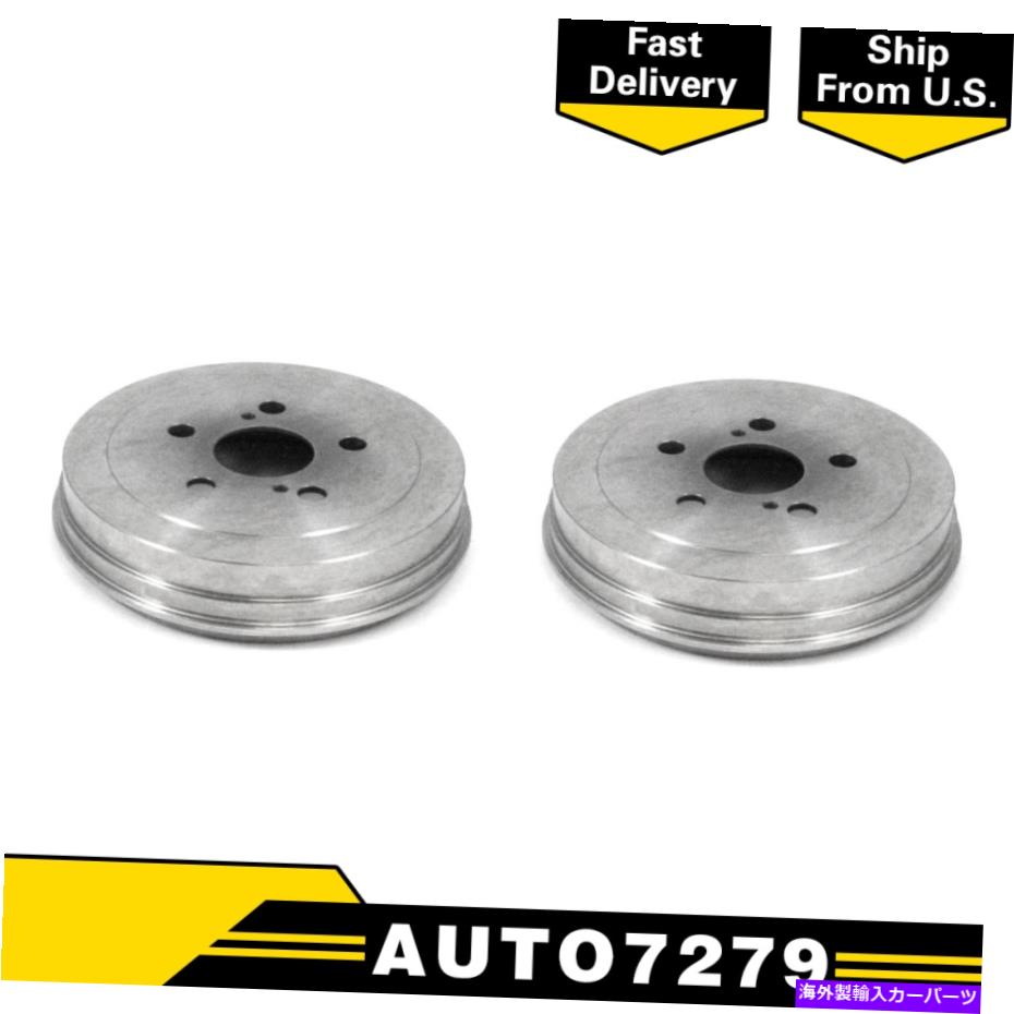 Brake Drum ブレーキドラムのデュラゴリア2はトヨタセリカカローラプリウスに適合します DuraGo Rear 2 Of Brake Drums Fits Toyota Celica Corolla Prius