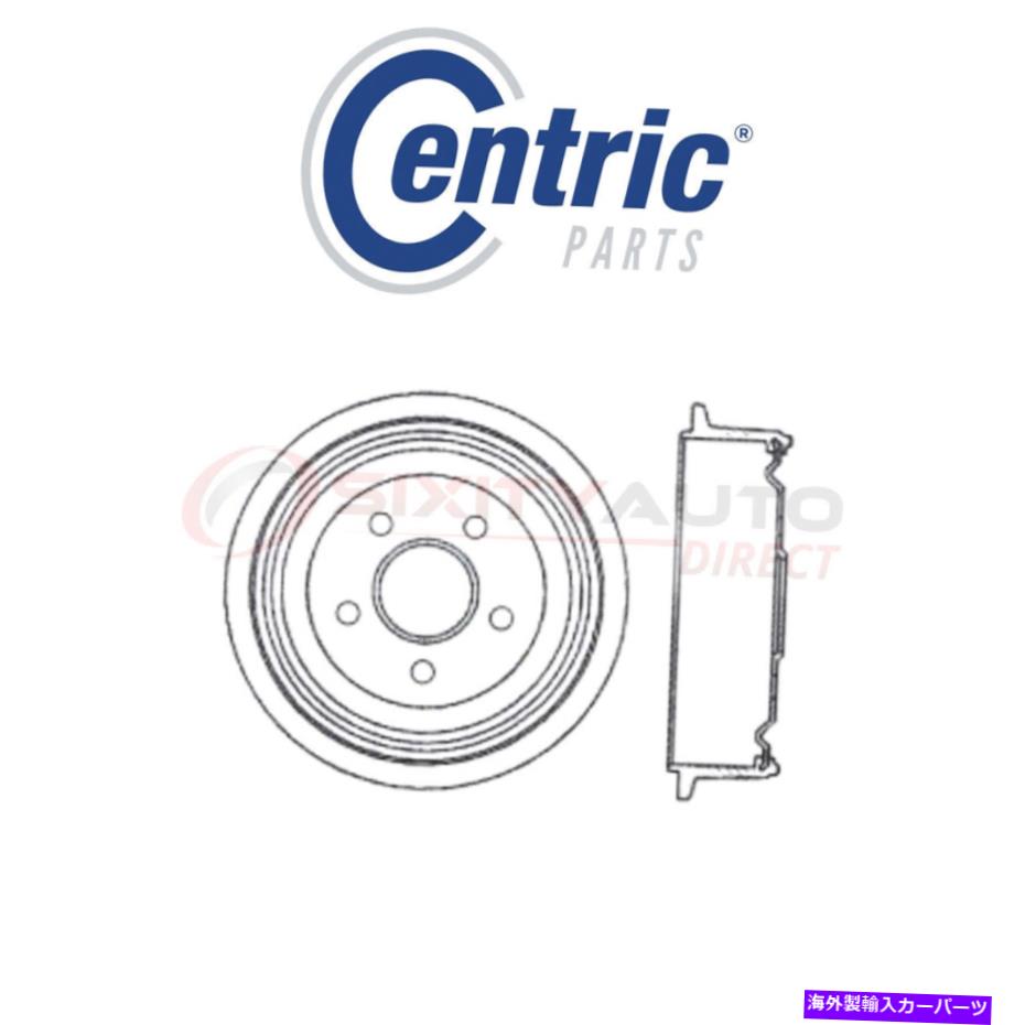 Brake Drum 2003年から2005年の中心ブレーキドラムポンティアックサンファイア2.2L L4-ブレーキ停止GV Centric Brake Drum for 2003-2005 Pontiac Sunfire 2.2L L4 - Braking Stopping gv