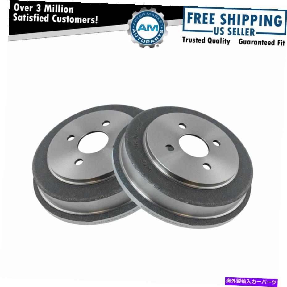 Brake Drum シボレーコバルトG5イオン用のブレーキドラムリアドライバー＆乗客サイドLH RHペア Brake Drum Rear Driver & Passenger Side LH RH Pair for Chevy Cobalt G5 Ion