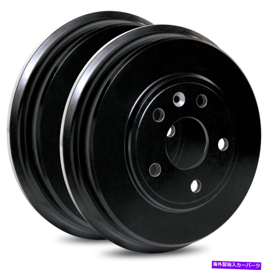 Brake Drum 2008-2014 Smart Fortwo R1コンセプトブレーキドラムリア（ペア） For 2008-2014 Smart Fortwo R1 Concepts Brake Drums Rear (Pair)