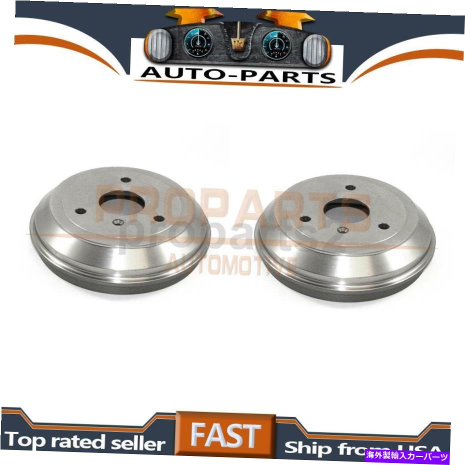 Brake Drum 2005-2016 SMARTのDurago 2xリアブレーキドラム DuraGo 2X Rear Brake Drum For 2005-2016 Smart