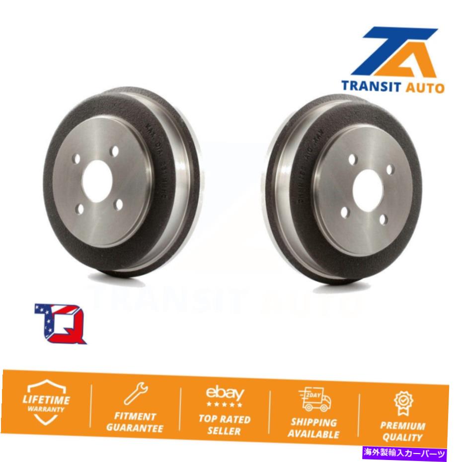 Brake Drum シボレーコバルト土星イオンポンティアックG5のリアブレーキドラムペア Rear Brake Drums Pair For Chevrolet Cobalt Saturn Ion Pontiac G5 Pursuit