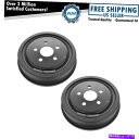 Brake Drum 03-05シボレーキャバリエポンティアックサンファイア向けのリアブレーキドラムペアセット Rear Brake Drum Pair Set for 03-05 Chevy Cavalier Pontiac Sunfire