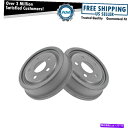 Brake Drum ビュイックシボレーポンティアック用のリアブレーキドラムペアLHドライバーとRHパッセンジャー Rear Brake Drum Pair LH Driver & RH Passenger for Buick Chevy Pontiac