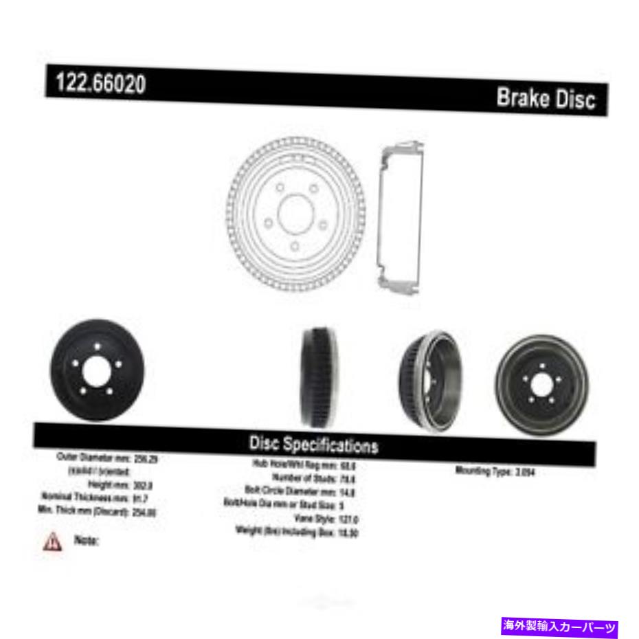Brake Drum RR֥졼ɥ濴122.66020 Rr Brake Drum Centric Parts 122.66020