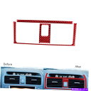 trim panel ホンダアコードセダン2003のレッドカーボンファイバーインテリアエアベントアウトレットパネ??ルトリムトリム Red Carbon Fib...