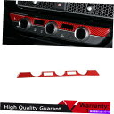 trim panel ホンダシビックのセントラルコンソールACスイッチパネル2022-2023レッドカーボンファイバー Central Console AC S...