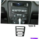trim panel tH[h}X^O2009-13/J[{t@Co[CeAZgR\[plJo[g For Ford Mustang 2009-13/Carbon Fiber Interior Central Console Panel Cover Trim