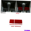 trim panel 6倍のレッドカーボンファイバー電源アウトレット/アッシュトレイパネルカバーホンダアコード08-12のトリム 6x Red Carbon F...
