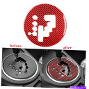 trim panel マツダMX-5ミアタ2009-15レッドカーボンファイバーインテリアギアシフトパネルカバー用 For Mazda MX-5 Miata 2...