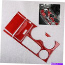 trim panel フォードエクスプローラー2013-19に適したレッドカーボンファイバーインナーギアシフトパネルカバートリムフィット Red Carbon ...